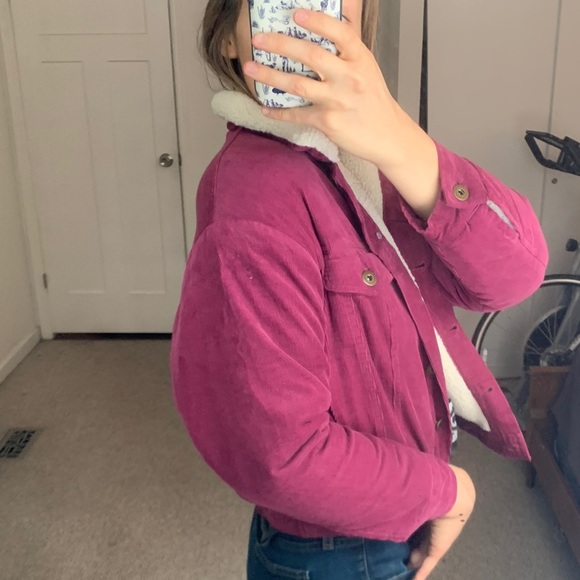 NWT Sherpa lined bomber jacket - Picture 3 of 7